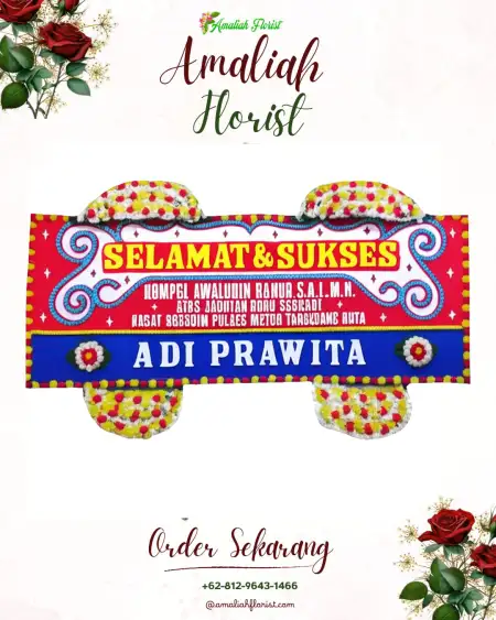 Papan Bunga Ucapan Selamat Sumberasih
